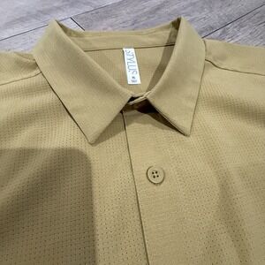 Stylus Men's Button-Up Short Sleeve Shirt In Size XL NWT